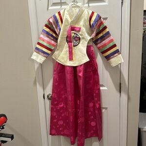 Little Girl (10 years old) Traditional Hanbok Chigori + Skirt